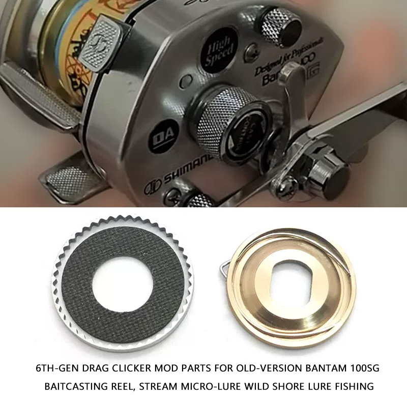 6th‑Gen Drag Clicker Mod Parts - Spincast Reel ulasan dan harga