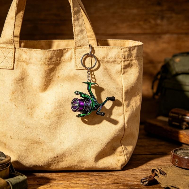 195C Fishing Reel Keychain Cha - Reel Bag ulasan dan harga