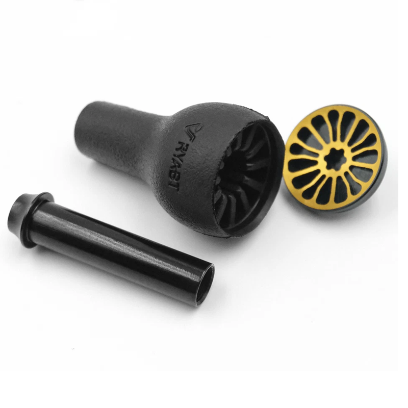 TPE Black Knob 27mm Compatible - Spincast Reel ulasan dan harga