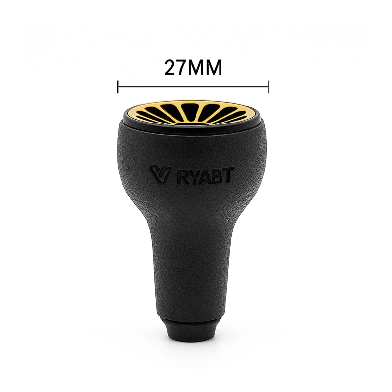 TPE Black Knob 27mm Compatible - Spincast Reel ulasan dan harga