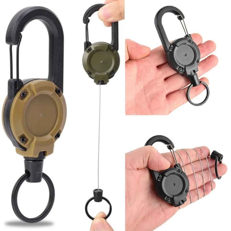 Outdoor Retractable Keychain H - Conventional Reel ulasan dan harga