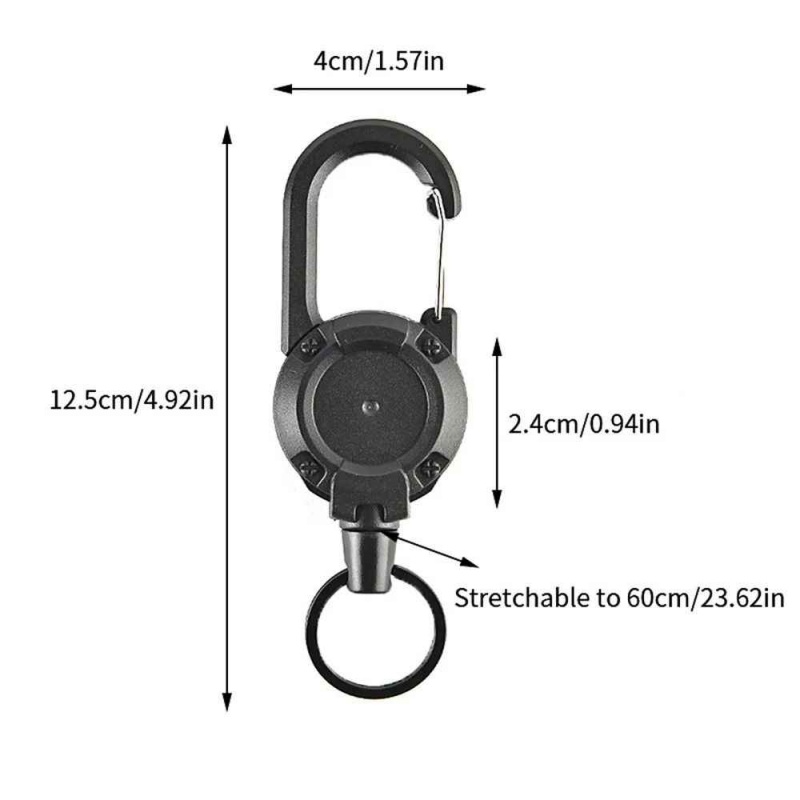 Outdoor Retractable Keychain H - Conventional Reel ulasan dan harga