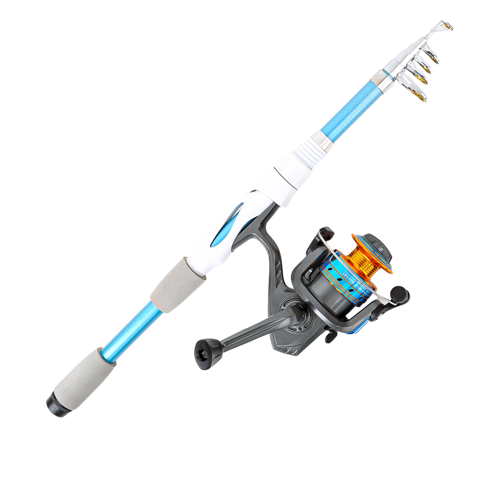 Blue White 1.8M Fishing Rod Re - Reel Bag ulasan dan harga