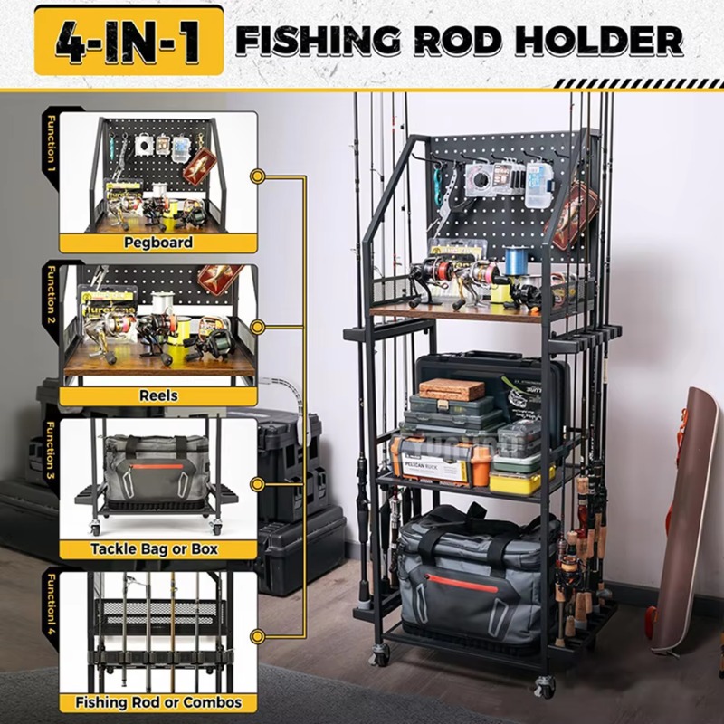 Fishing Gear Storage Shelf, Fi - Conventional Reel ulasan dan harga
