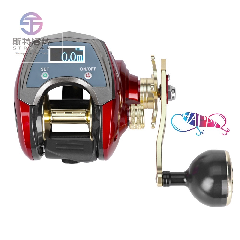 6+1BB Digital Display Electric - Trolling Reel ulasan dan harga